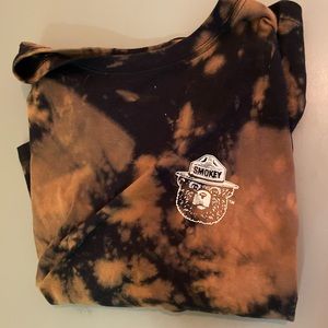 smokey the bear cropped tshirt